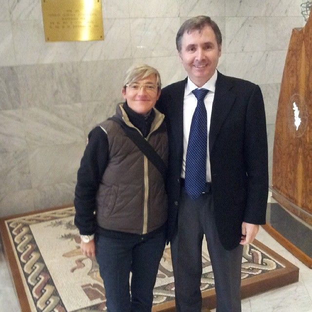 En el Consejo Oleícola Internacional con Ender Gunduz en febrero 2015 En el Consejo Oleícola Internacional con Ender Gunduz en febrero 2015