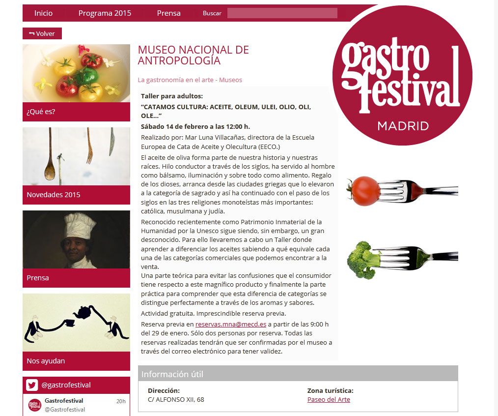 Mar Luna Villacañas en el Gastrofestival 2015 de Madrid