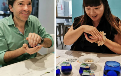 La magia de unir a un productor de café y una catadora de sake