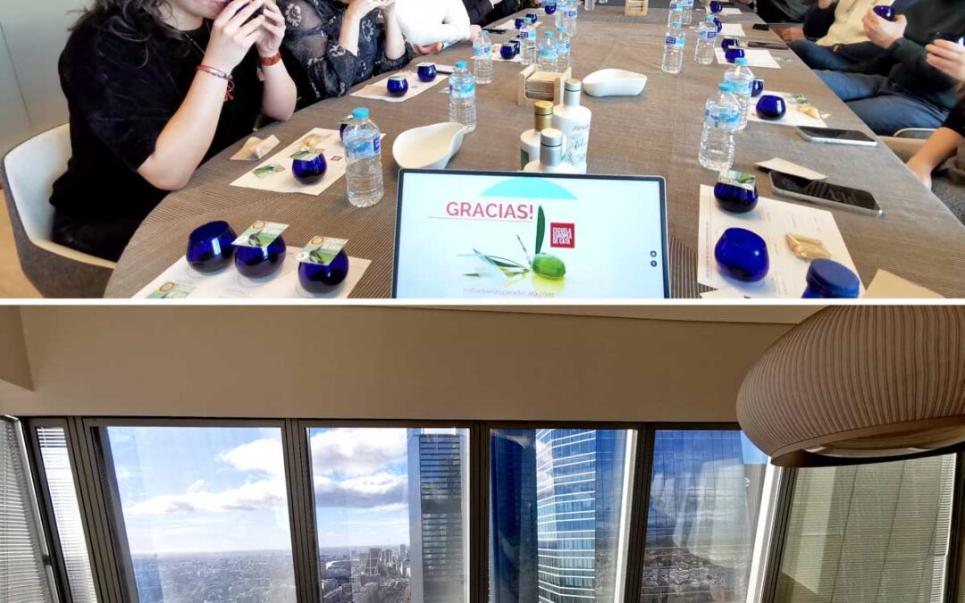 Evento Cata de Aceites para empresa de cíberseguridad