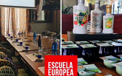 Evento de empresa con una cata de aceites de oliva virgen extra